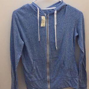 Blue Aeropostale jacket with hood